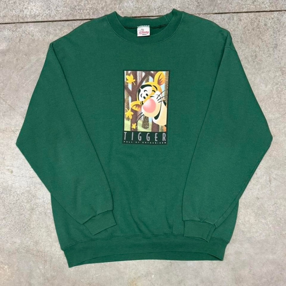 Disney Winnie the poo Tigger Vintage 90s Crewneck Sweatshirt Sz Large